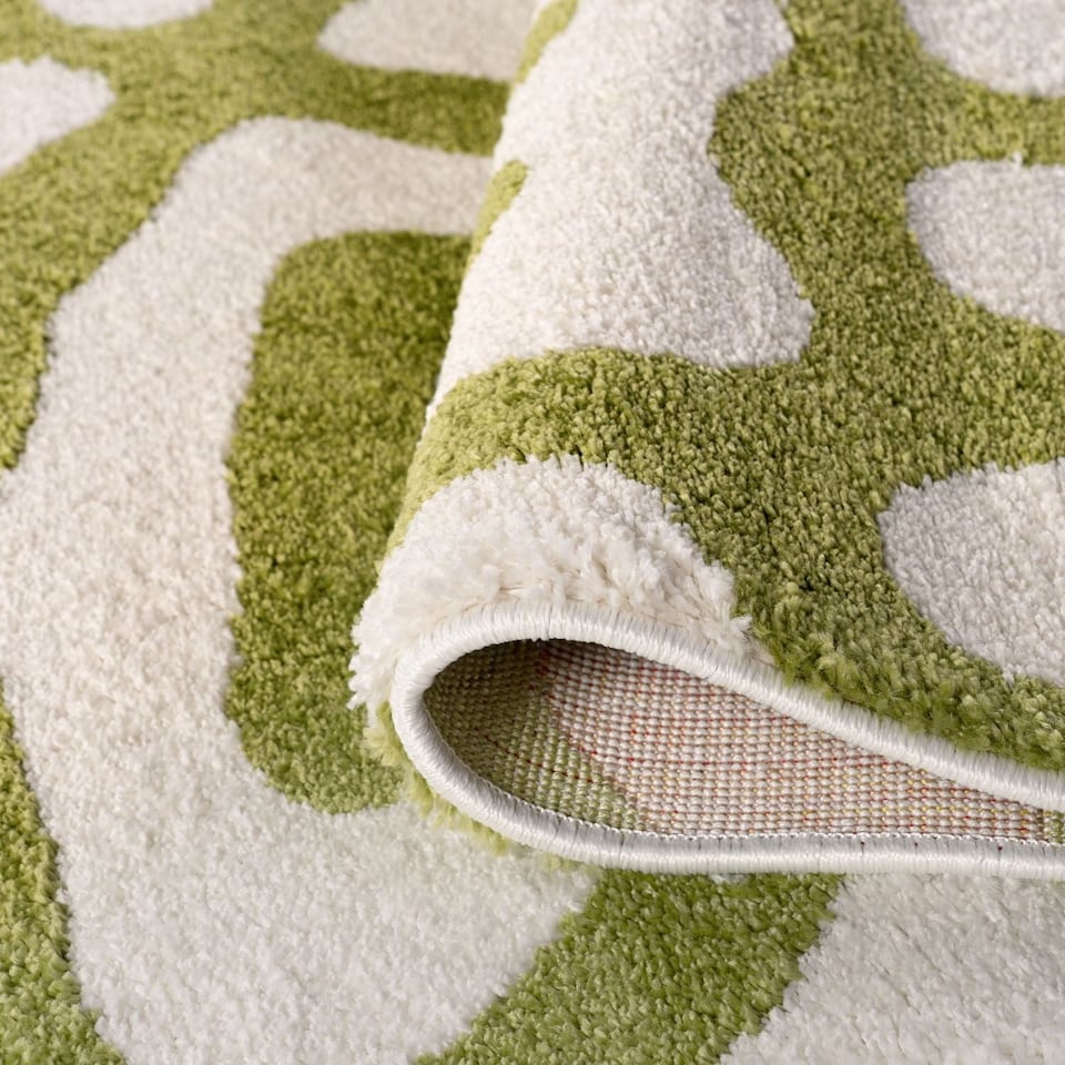 image 1 of The Rugs Joli Collection Abstract Pattern Soft and Dense Pile Living Room and Bedroom Floor Rug