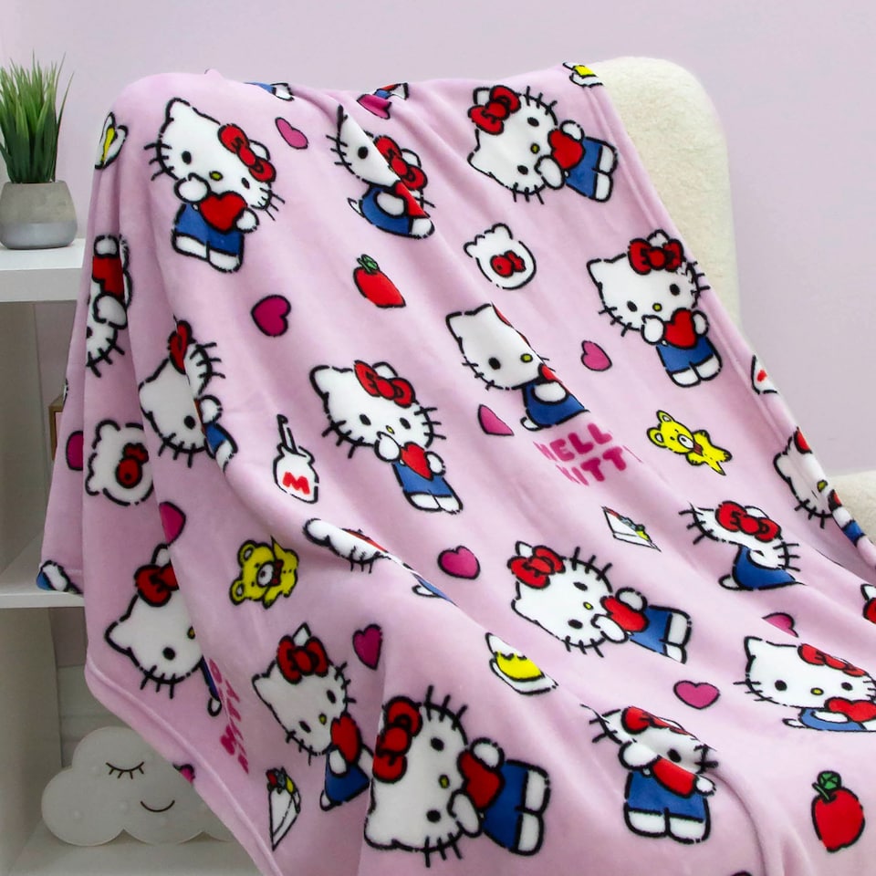 image 1 of Hello Kitty Hello Fleece Blanket