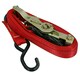image 2 of Red Ratchet Strap Tie Down Trailer 4m Hook Cargo Strap 325kg Lashing x 2 (Pair)
