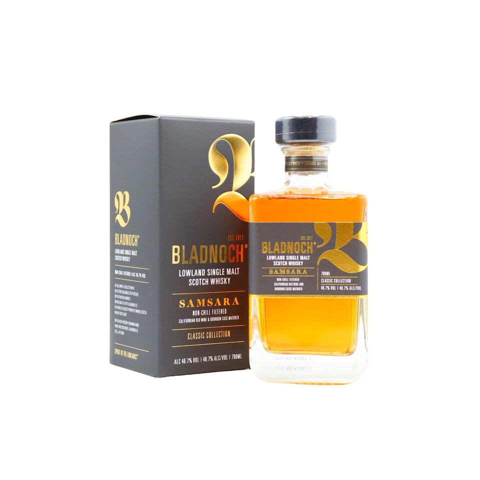 image 1 of Bladnoch - Samsara Lowland Single Malt Whisky | Multi | Copper gold | fruit compote, with plums, vanilla and orange blossom | 1