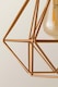 image 6 of ValueLights Diablo Pair Copper Cage Ceiling Shades | Copper