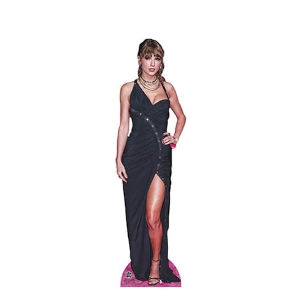 Taylor Black Dress Star Mini Cardboard Cutout 95cm