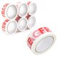image 3 of 6 Rolls 50mm x 66m Printed Fragile Tape Easy Tear Water Resistant Perfect For Sealing Packages