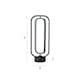 image 7 of ValueLights Infinity Black Adjustable Revolving Integrated LED Table Lamp Black