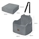 image 2 of Skylos Dog Booster Car Seat Grey Portable Pet Puppy Travel Carrier Bed Basket | Grey | Grey | One Size