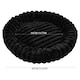 image 7 of Living and Home 6 Colour Soft Donut Pet Bed for Cats & Dogs,Warm & Cosy Retreat | Black | Black | M