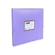 image 5 of Pastel Purple A4 Elastic Closure Box File
