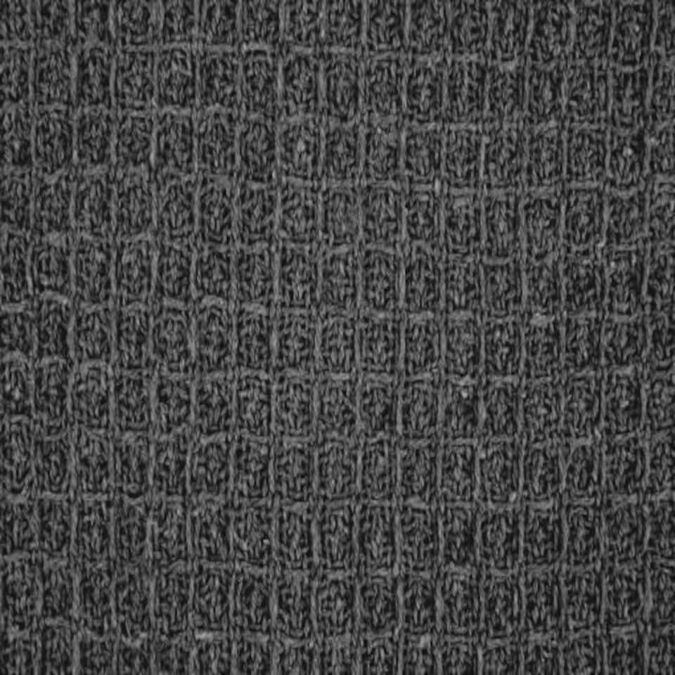 image 1 of Waffle Collection Recycled Cotton Throw in Charcoal (90" x 100")