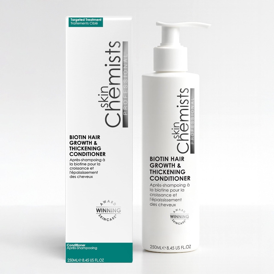 image 1 of skinChemists Biotin Hair Growth & Thickening Conditioner 250ml for Elasticity and Wrinkles