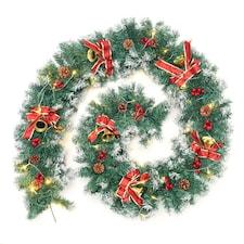 Living and Home Artificial Spruced Christmas Garland Holiday Decoration