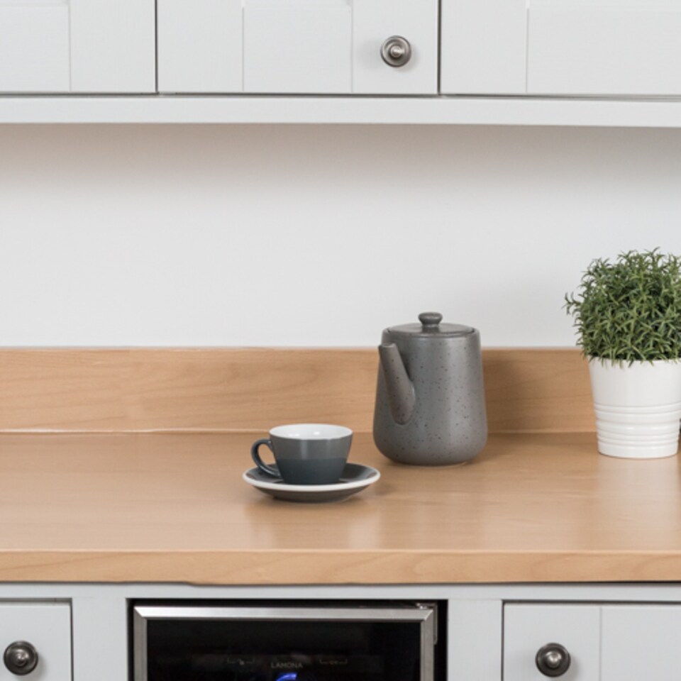 image 1 of Sticky Back Plastic Tirol Beech Wood Effect Kitchen Self-adhesive Vinyl Wrap for Cupboards, Doors and Worktops 90cm x 5m - d-c-fix