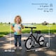 image 7 of HOMCOM Kids Balance Training Bike Toy w/ Stabilizers For Child 2-5 Years Black