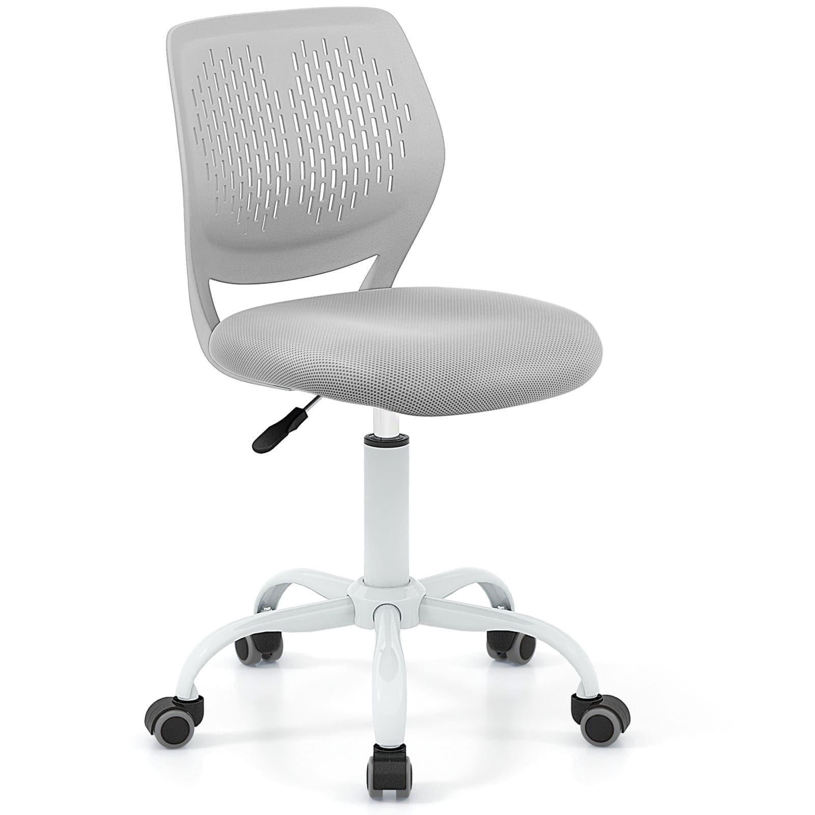 COSTWAY Kids Desk Chair Ergonomic Adjustable Children Study Chair-Grey