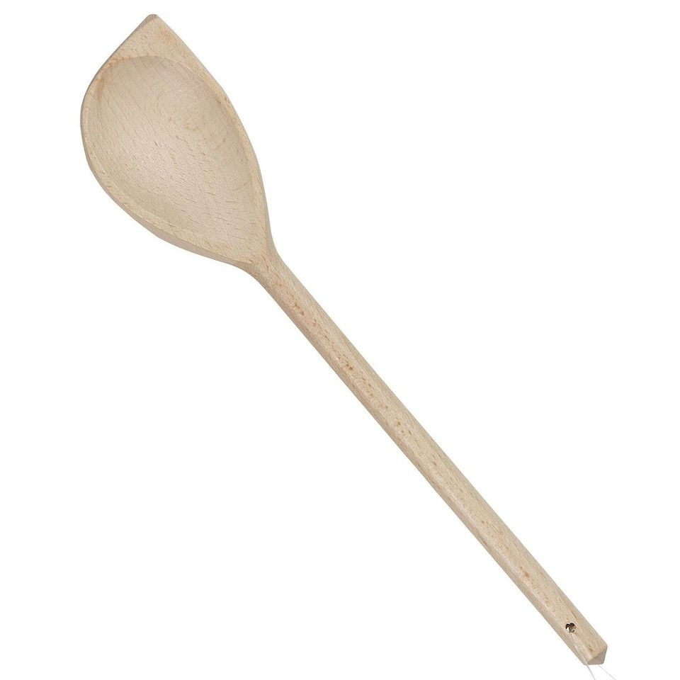 Tala Scraper Waxed Wooden Spoon - Natural - 30.5cm