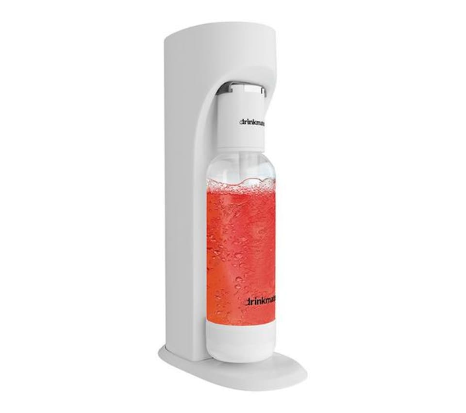 image 1 of Drinkmate OmniFizz Soda Maker, Sparkling Water Maker, Machine Only - White