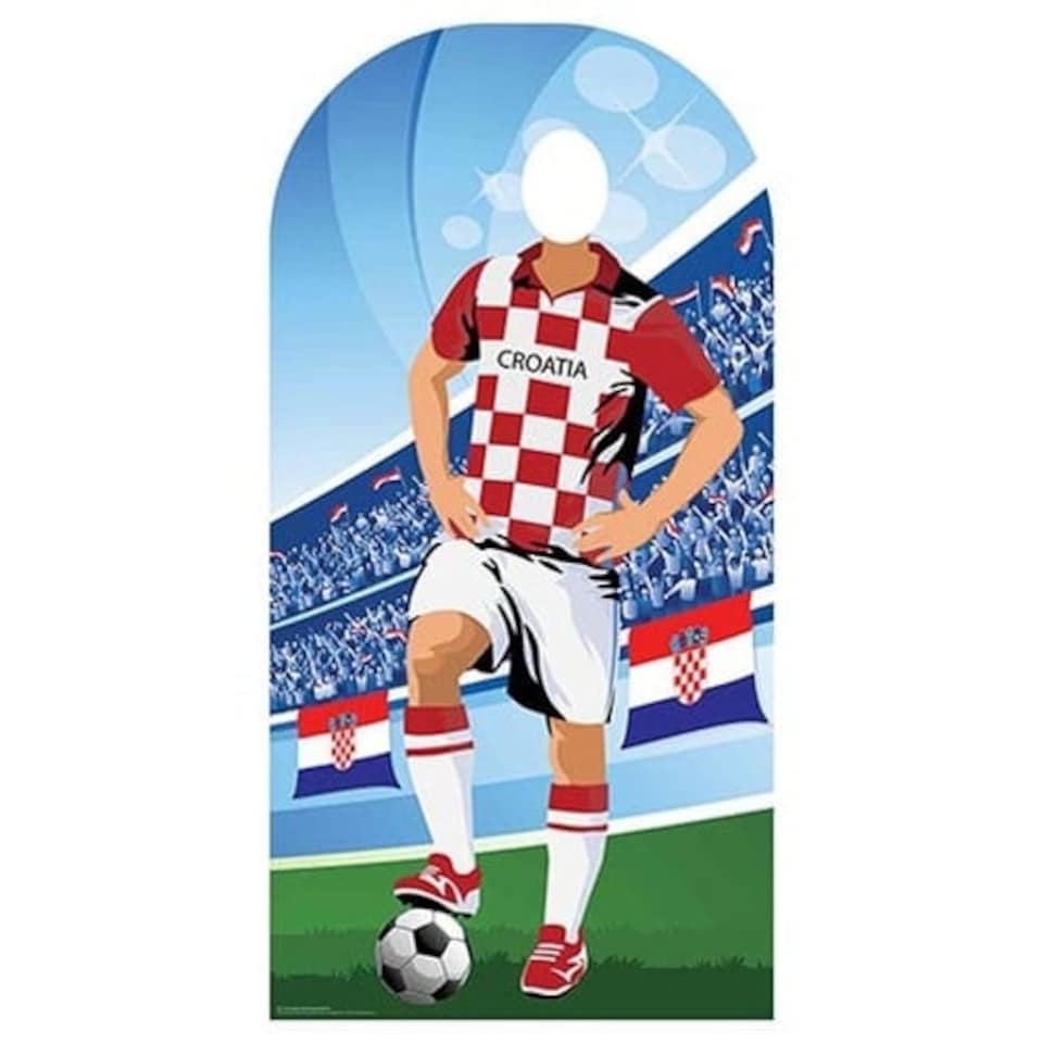 Croatia Football Stand-In Cardboard Cutout 190cm