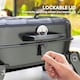 image 6 of Outsunny Folding Charcoal Barbecue Grill, Portable BBQ for Camping, Black