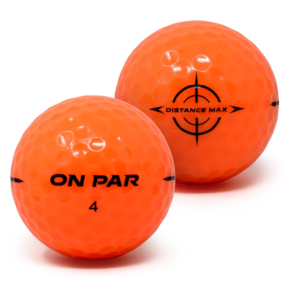 image 1 of On Par Distance Max Golf Balls - 12 Pack | Orange