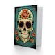 image 2 of Day Dead Skull Roses Wife Birthday Card