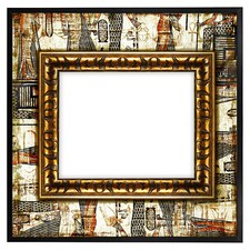 Rustic egyptian frame (Picture Frame) Black | L