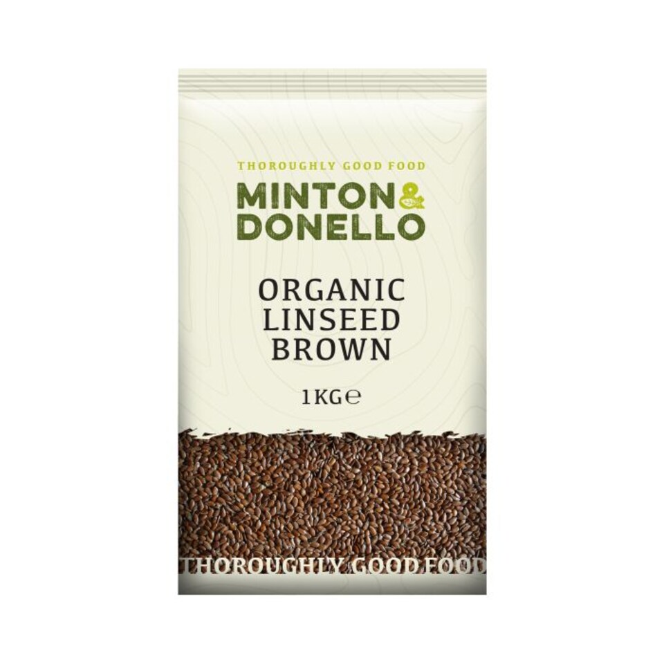 image 1 of Minton & Donello Organic Brown Linseed 6 x 1Kg
