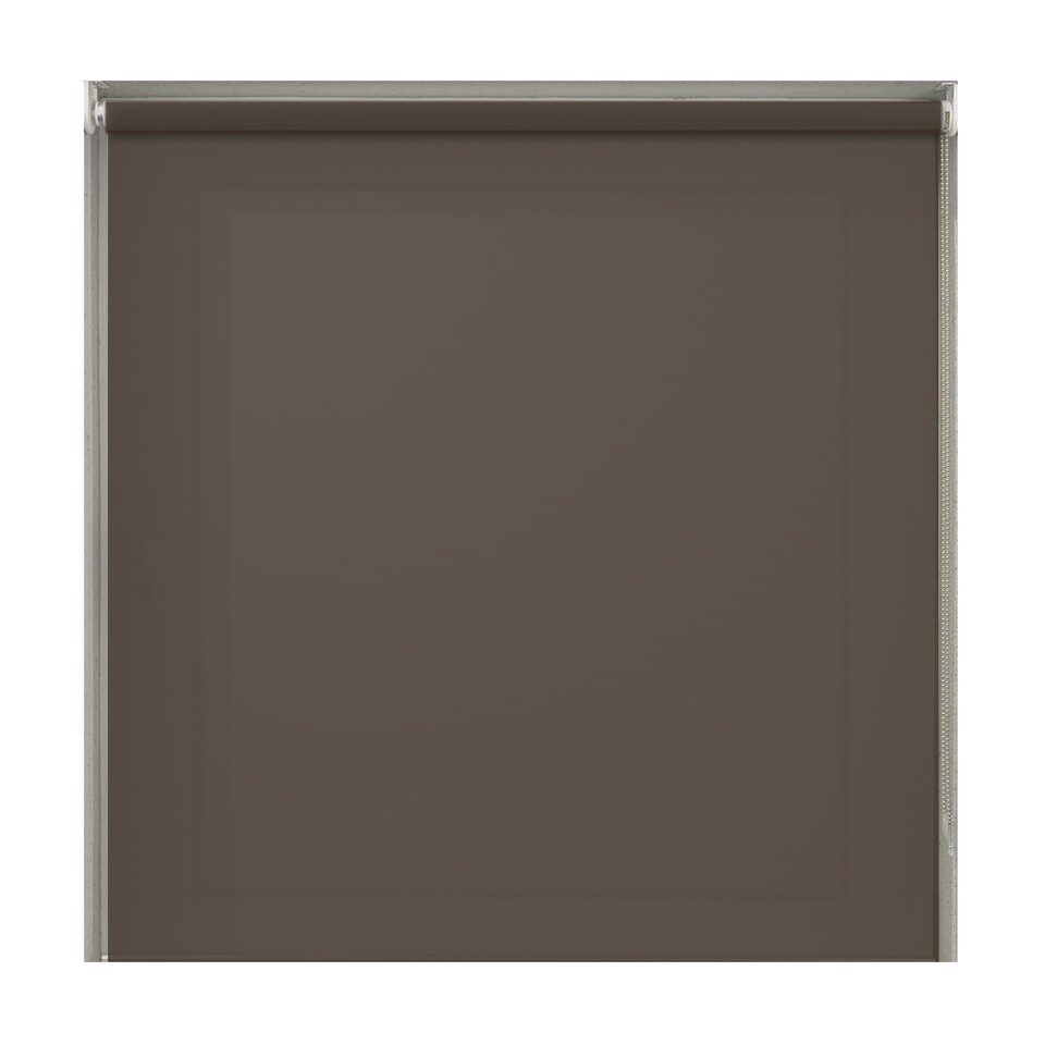 image 1 of 60cm Cocoa Plain Straight Edge Daylight Roller Blind | Brown | Brown