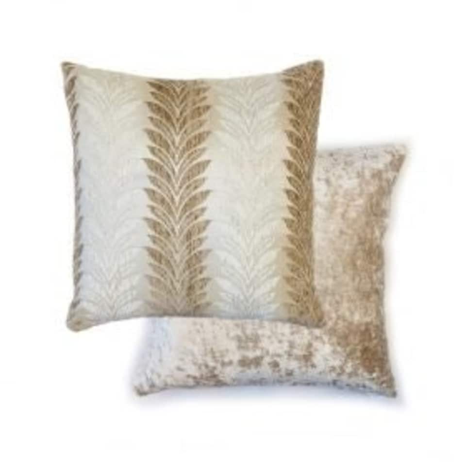 image 1 of Trellis Cushion Cover 43cm x 43cm Natural Brown | Natural