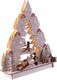 image 1 of St Helens Wooden Xmas Scene with LEDs