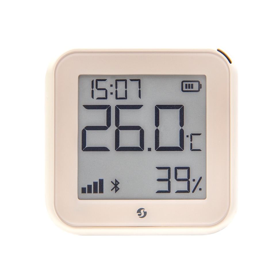 image 1 of Shelly BLU Humidity and Temperature Sensor Gen3 & Plug Bundle (Ivory)