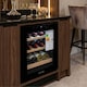 image 7 of HYE 46L Wine Cooler 15 Bottles, 43cm, Touch Controls, LED Lights, Black, Wooden Shelves - RF01WC15B31