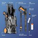 image 5 of VonHaus Pressure Washer 2200W Portable Power Jet Wash