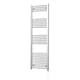 image 1 of Zennor - Chrome Electric Towel Rail H1600mm x W500mm Curved 400w Standard