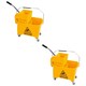 image 2 of 2 x 20 Litre Printed Yellow Kentucky Dual Bucket & Wringer System With Wheels & Handle