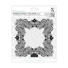 6 x 6  Embossing Folder - Ornate Frame N/A