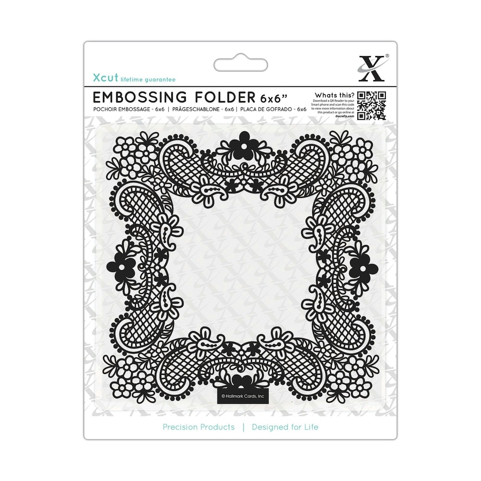 6 x 6  Embossing Folder - Ornate Frame N/A