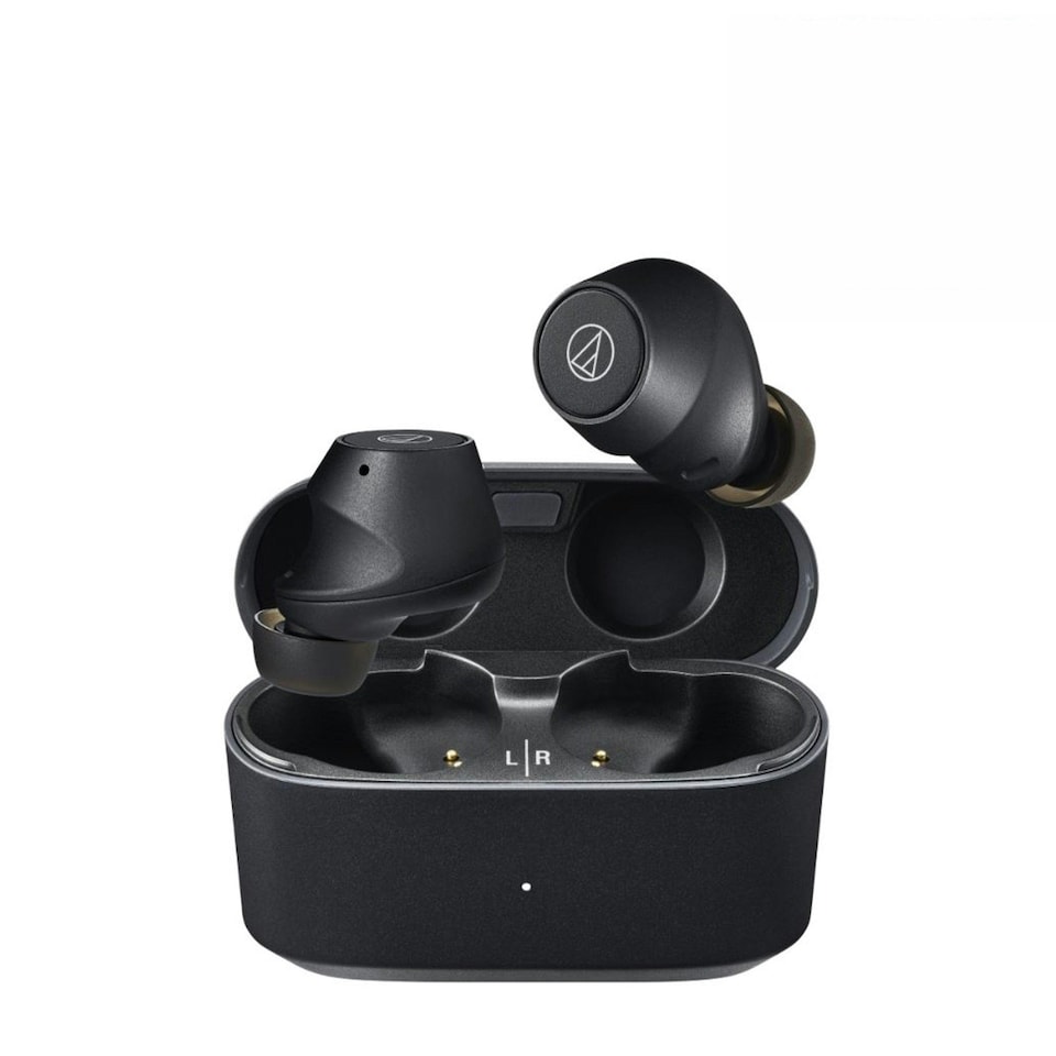 image 1 of Audio-Technica ATH-CKS30TW+ Wireless Earbuds Black