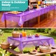 image 8 of Disposable Plastic Table Cover, Table Liner - 54" x 72"