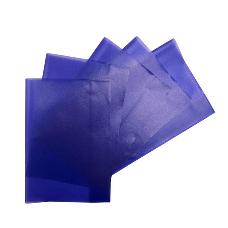 image 1 of Pack of 10 A4 Frosted Purple Exercise Book Covers
