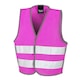 image 1 of SAFE-GUARD by Result Childrens/Kids Core Enhanced Hi-Vis Vest - Fluorescent Pink - 4-6 Years
