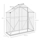 image 3 of Outsunny 6 x 2.5ft Polycarbonate Greenhouse Aluminium Green House
