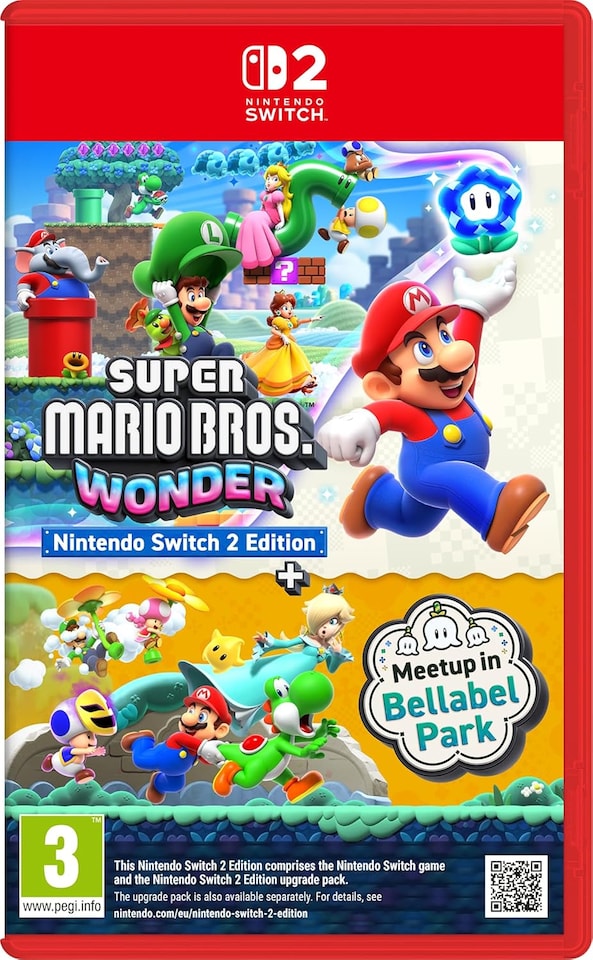 image 1 of Super Mario Bros Wonder + Meetup in Bellabel Park Nintendo Switch 2