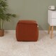 image 1 of rucomfy Velvet Cube Bean Bag Pouffe - Soft Stylish Footstool