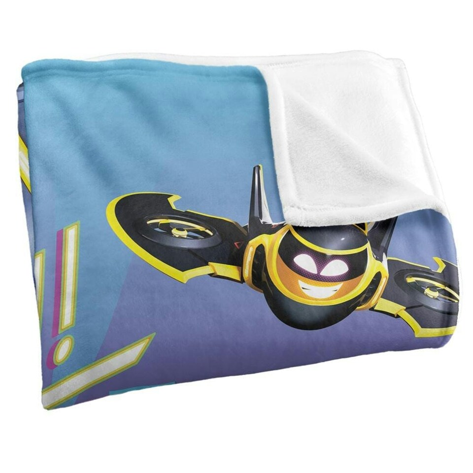 image 1 of Batwheels Time For Action Blanket - Multicoloured - One Size