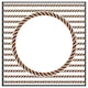 image 1 of Rope border (Picture Frame) Grey | S