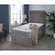 image 4 of Nebraska Tufted Hybrid Mattress - Soft Feel Cool Touch Quilted Sleep Surface | Grey | Single