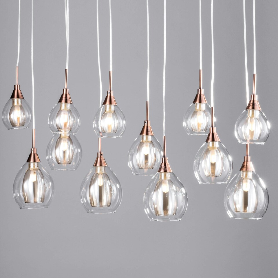 image 1 of BHS Carmella Diner Ceiling Pendant Bar | Copper | Copper | 1