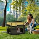 image 7 of PawHut Portable Dog Pen for Puppies, Rabbits, Kittens, Guinea Pigs - Yellow
