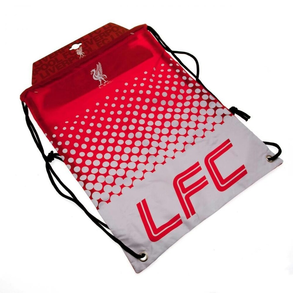 image 1 of Liverpool FC Fade Design Drawstring Gym Bag - Red/White/Black - 44 x 33cm