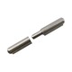 image 3 of 2 PACK Lift Off Stainless Steel Bullet Hinge Weld On 10x60mm Heavy Duty Door Silver