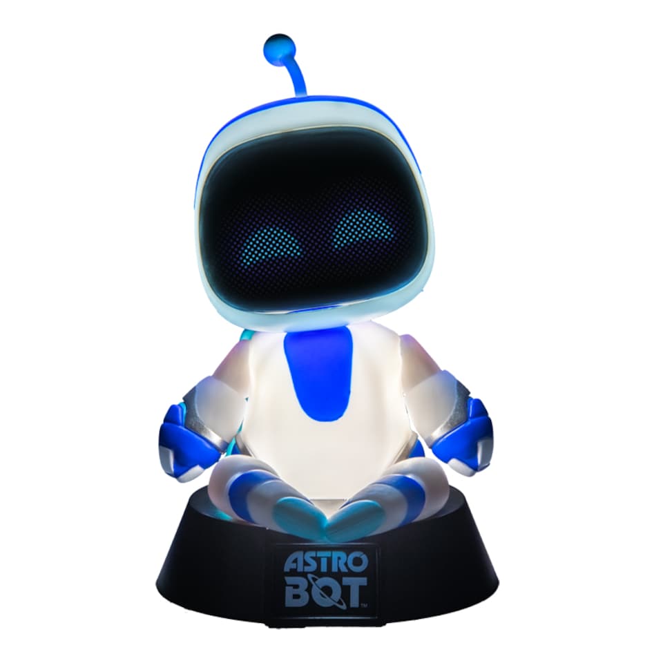 image 1 of Astrobot Icon Light, 12cm Character LED Lamp for Desk Bedroom or Gaming Setup Battery Powered Display Light, Paladone